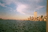 Day view of the city from the Staten Island Ferry