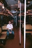 James on Trains (in the Transit Museum, Brooklyn)